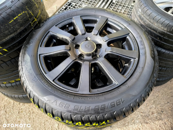 5x100 Felgi Aluminiowe Alufelgi 15 Koła Całoroczne Wielosezonowe AUDI A3 8L A1 SKODA OCTAVIA I FABIA RAPID ROOMSTER SEAT LEON I TOLEDO II 2 IV 4 IBIZA CORDOBA VW GOLF 4 IV NEW BEETLE BORA POLO FOX 24r. Legnica ALU-RAD 195/55 7,5mm