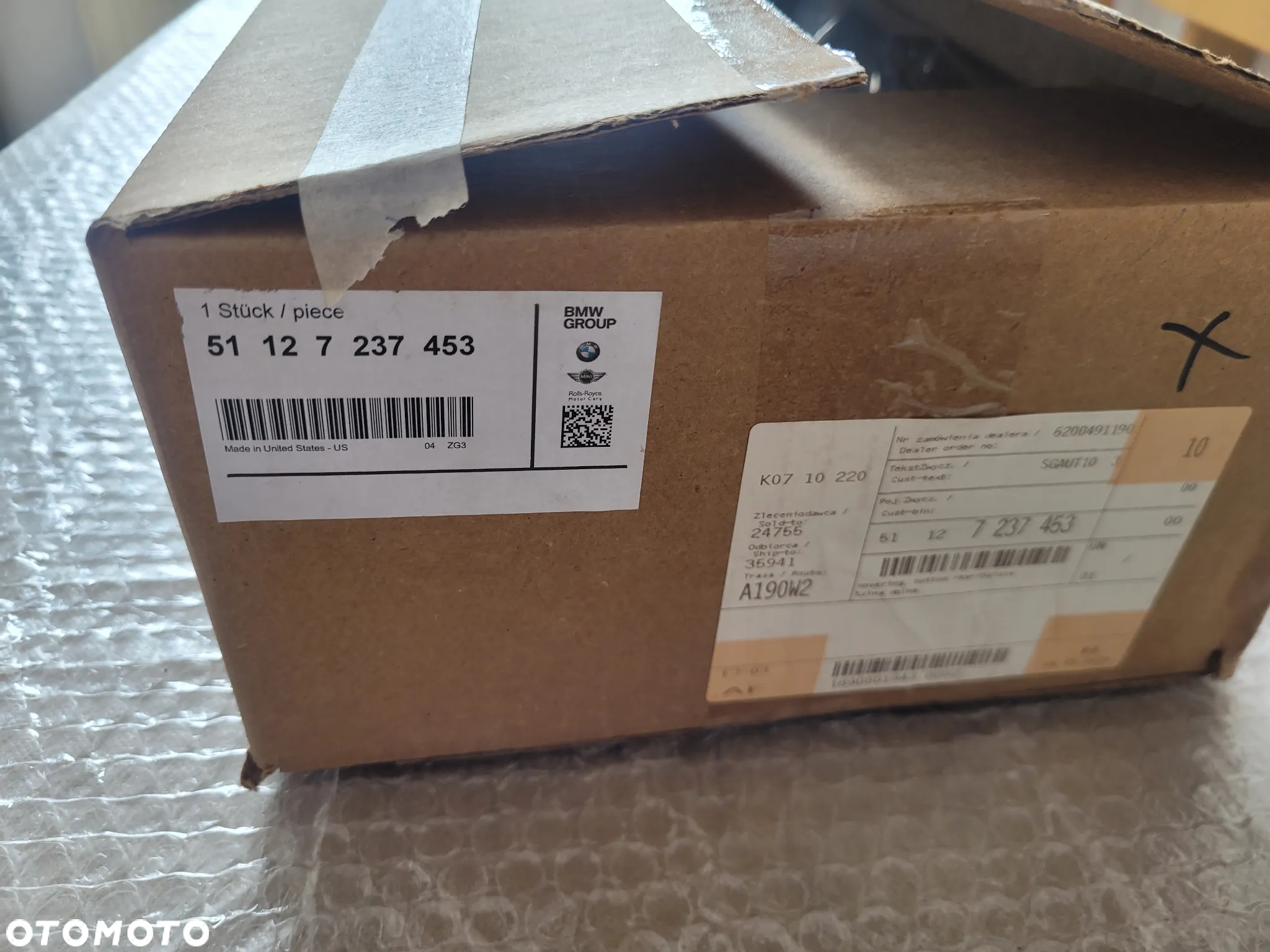 Osłona Zderzaka Tył BMW X3 F25 51127237453 Nowa - 9