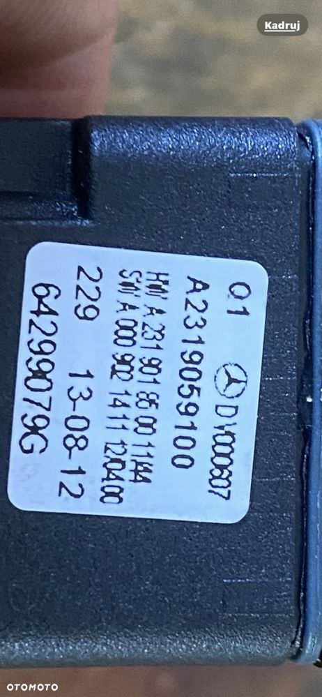 MERCEDES ml 166 kamera cofania a 2319059100 - 3