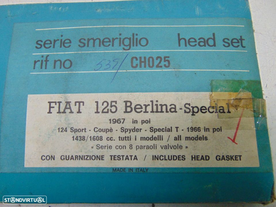 Fiat 125/124 berlina special jogo de juntas - 2