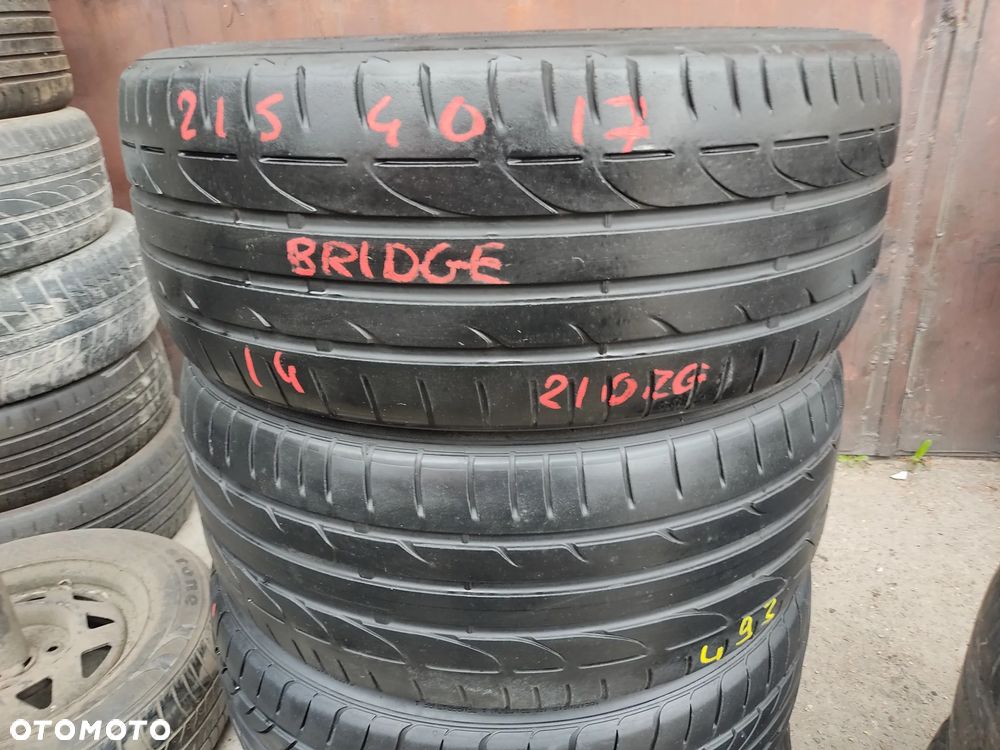 215/40R17 87W OPONY Letnie Lato BRIDGESTONE POTENZA S001 5mm DUNLOP Sport MAXX RT Legnica ALU-RAD 5-6mm 215/40 - 1