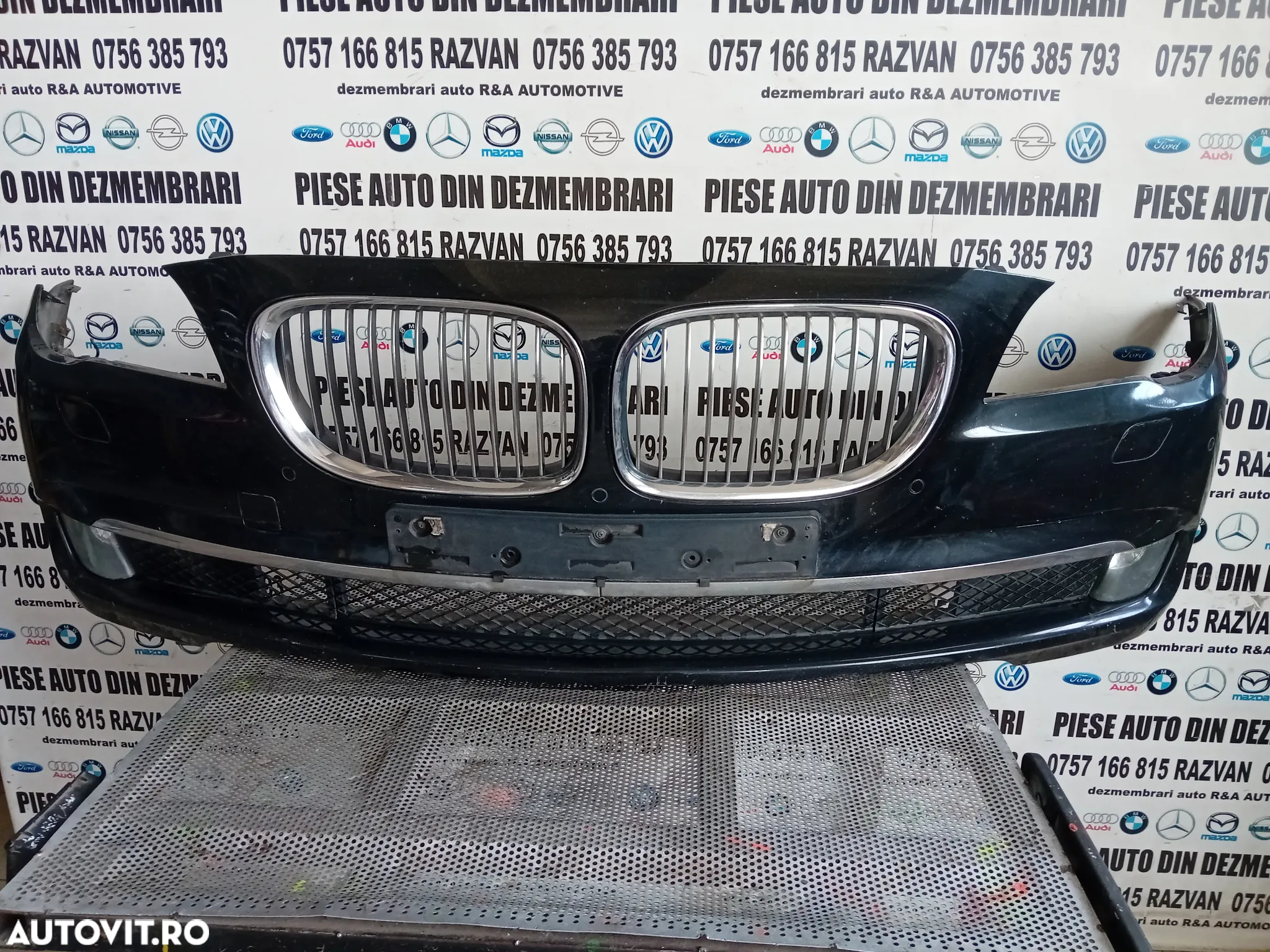 Bara Fata Bmw Seria 7 F01 F02 NFL Completa Cu Camere Si Senzori Parcare Originala Intacta - 6