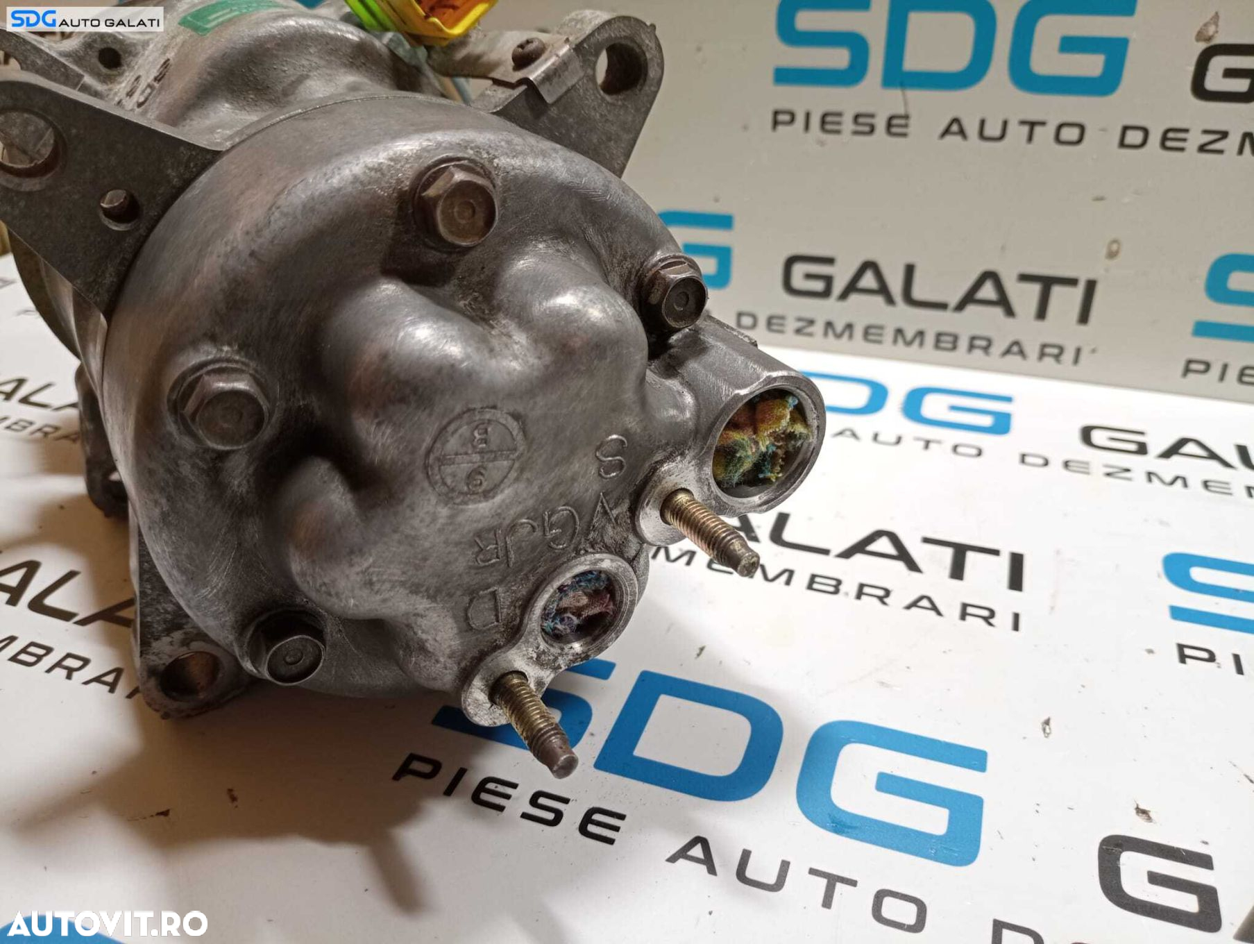 Compresor AC Aer Conditionat Clima Peugeot 307 2.0 HDI 2001 - 2008 Cod SD6VRC [M6890] - 3