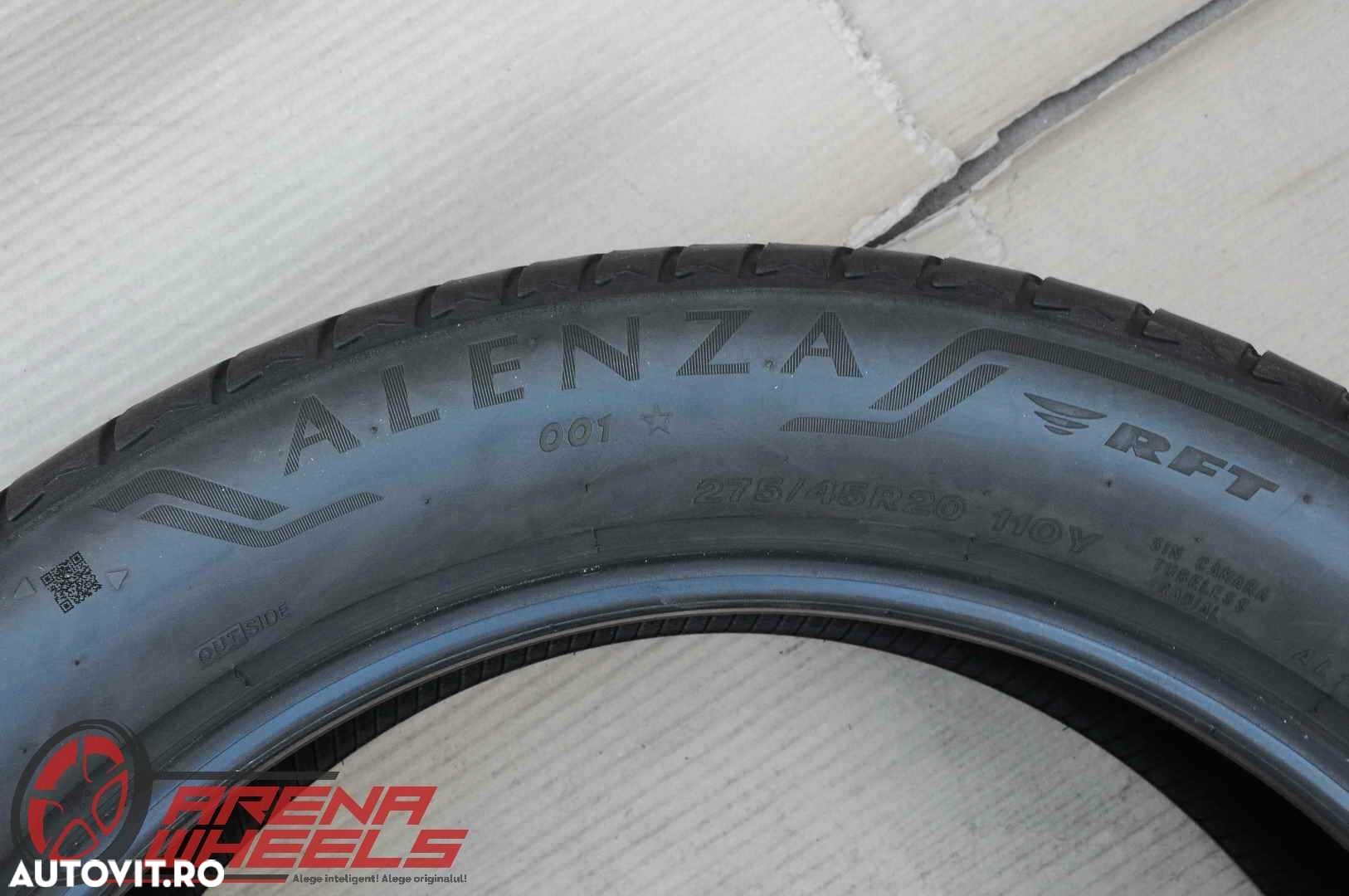 Anvelope Vara 20 inch Bridgestone Alenza Runflat 275/45 R20 305/40 R20 - 6