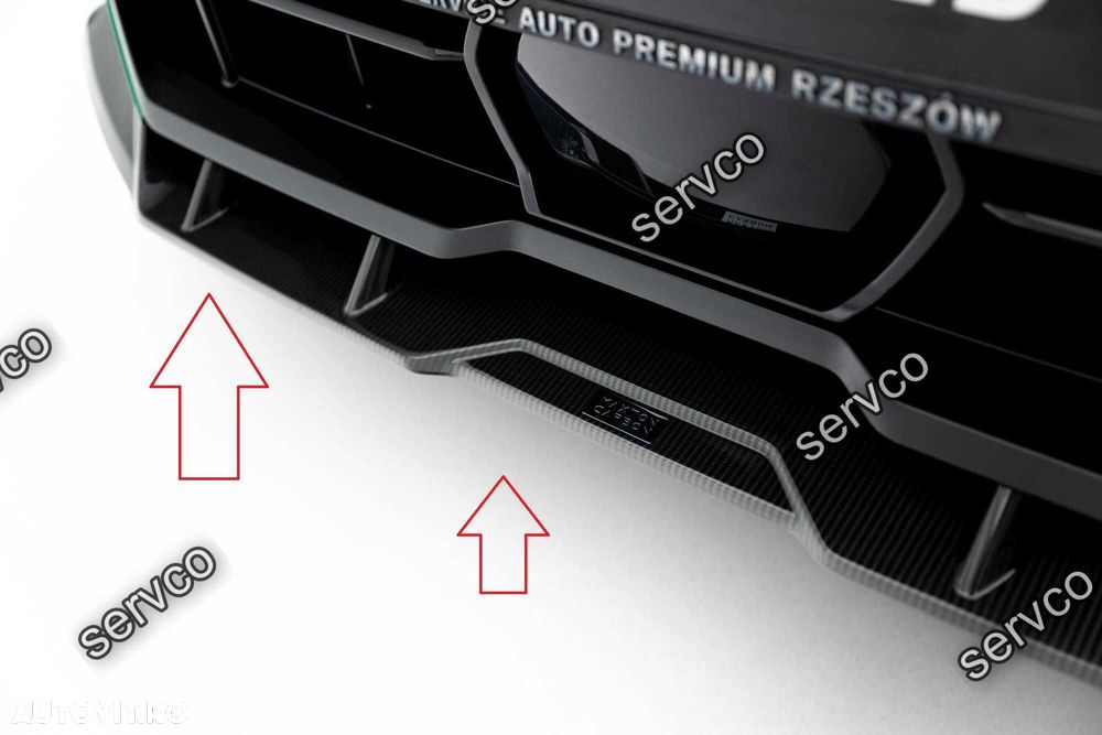 Prelungire bara fata Bmw X5 M F95 Facelift 2023- v6 - Maxton Carbon - 4