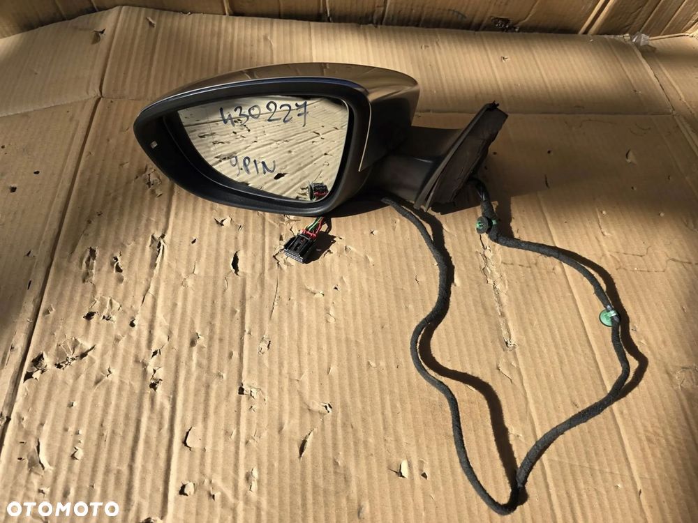 lusterko lewe 9 pin vw passat alltrack b7 nr 430227 - 3