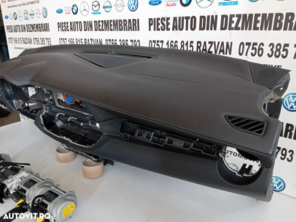 Plansa Bord Kit Airbag Alfa Stelvio 2017-2022 Impecabil Model Quadrifoglio Piele Cu Cusatura - 6