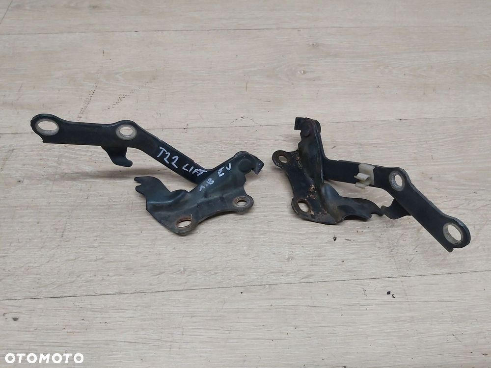 Toyota AVENSIS T22 1,6 1,8 zawiasy maski przód lewy prawy komplet - 1
