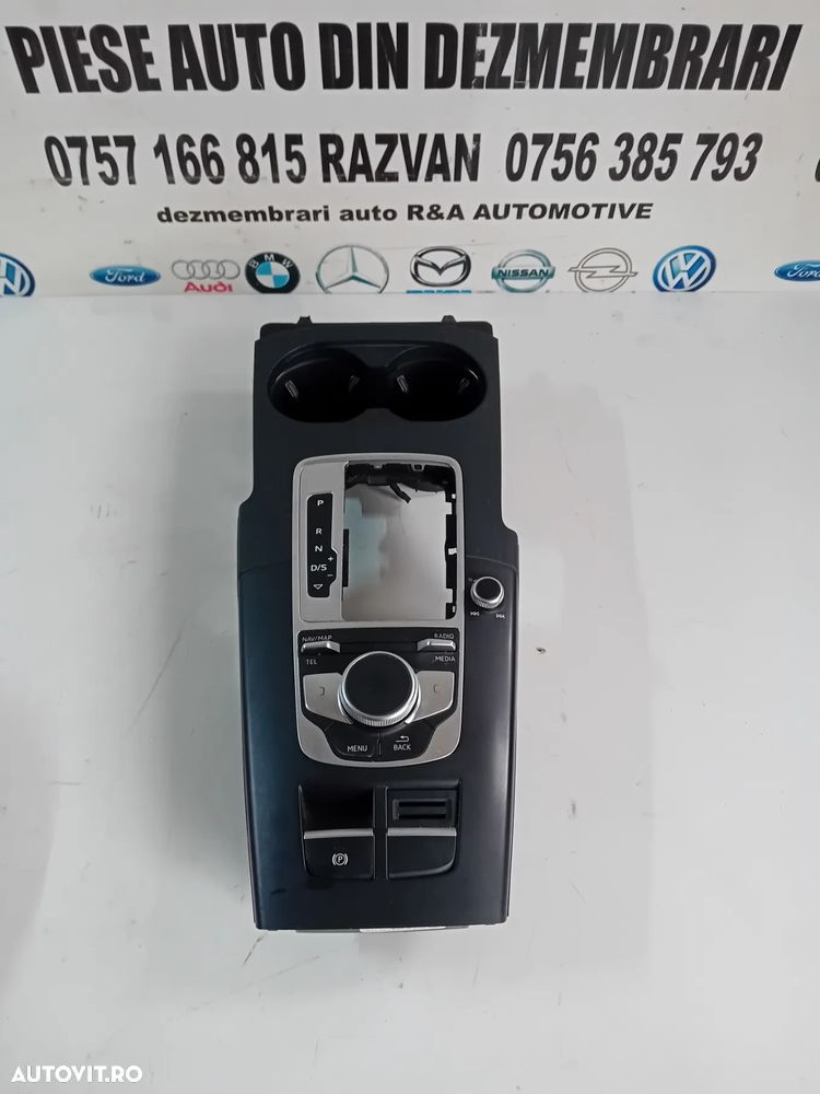 Consola Centrala Completa Comenzi Joystick Navi Audi A3 8V An 2013-2020 Volan Stanga - 3