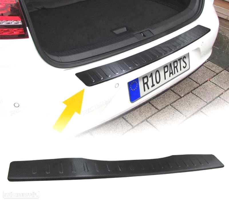 AUTOCOLANTE EMBELEZADOR DE MALA PARA MERCEDES VITO W447 14-19 CARBONO - 1