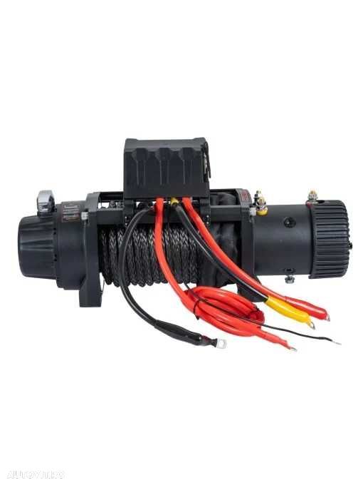 Troliu electric auto EMD Winch 8500lbs (3856kg), 12V, cablu sintetic, 24m, raport 150:1 - 3