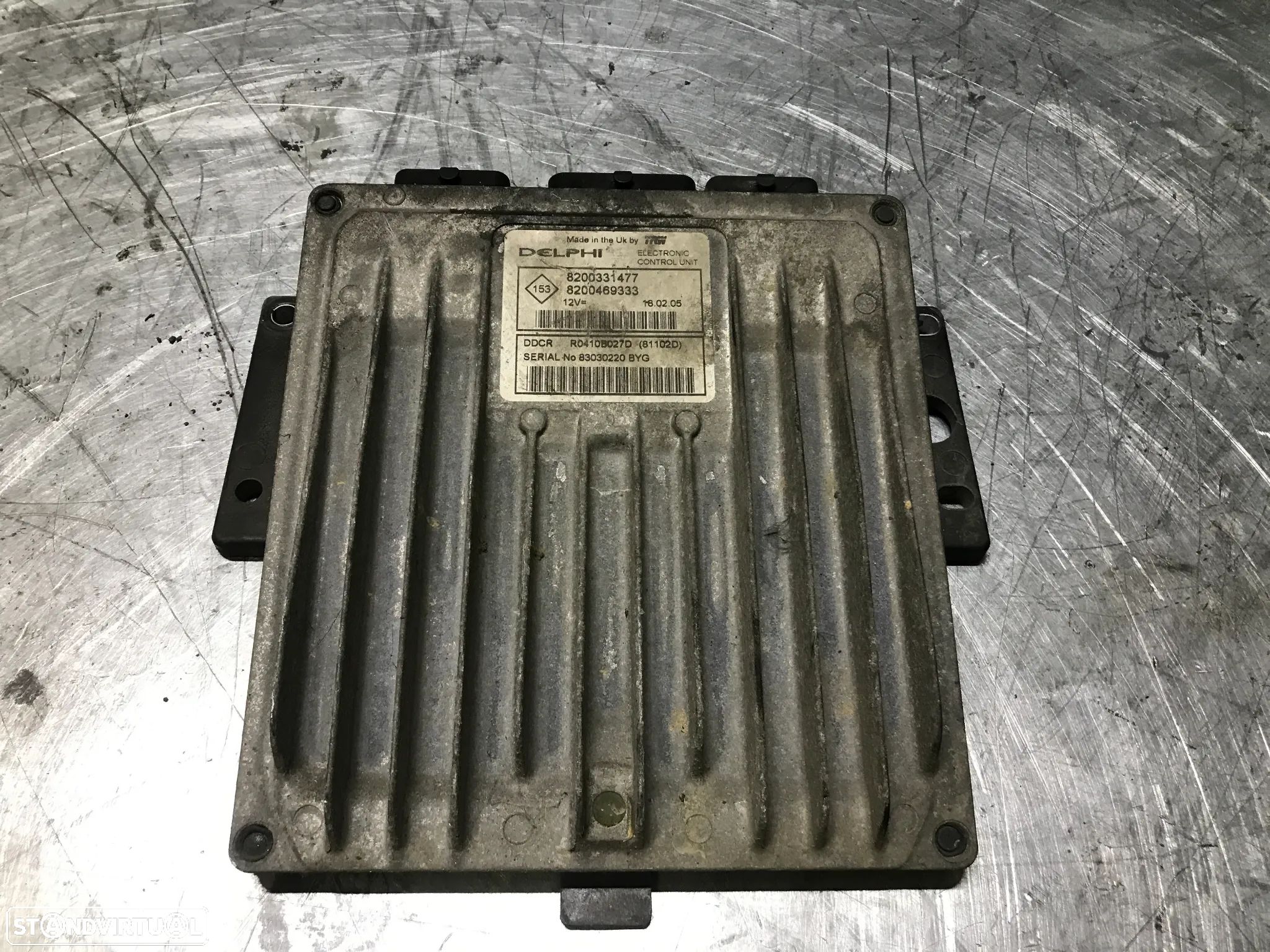 CENTRALINA DO MOTOR RENAULT CLIO II 1.5DCI 8200331477 8200469333 R0410B027D 8200412258 R0410B027C 8200374174 - 1
