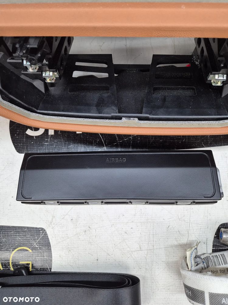 G32 SERIA 6 KOKPIT DESKA KONSOLA PULPIT PODUSZKA AIRBAG AIR BAG PASY KIT SET - 9