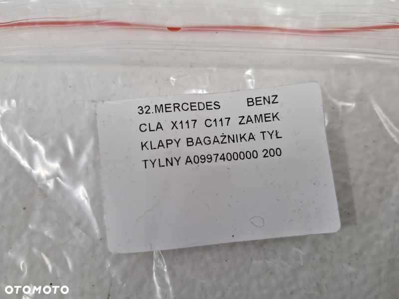 mercedes benz cla x117 c117 zamek klapy bagażnika tył a0997400000 - 6