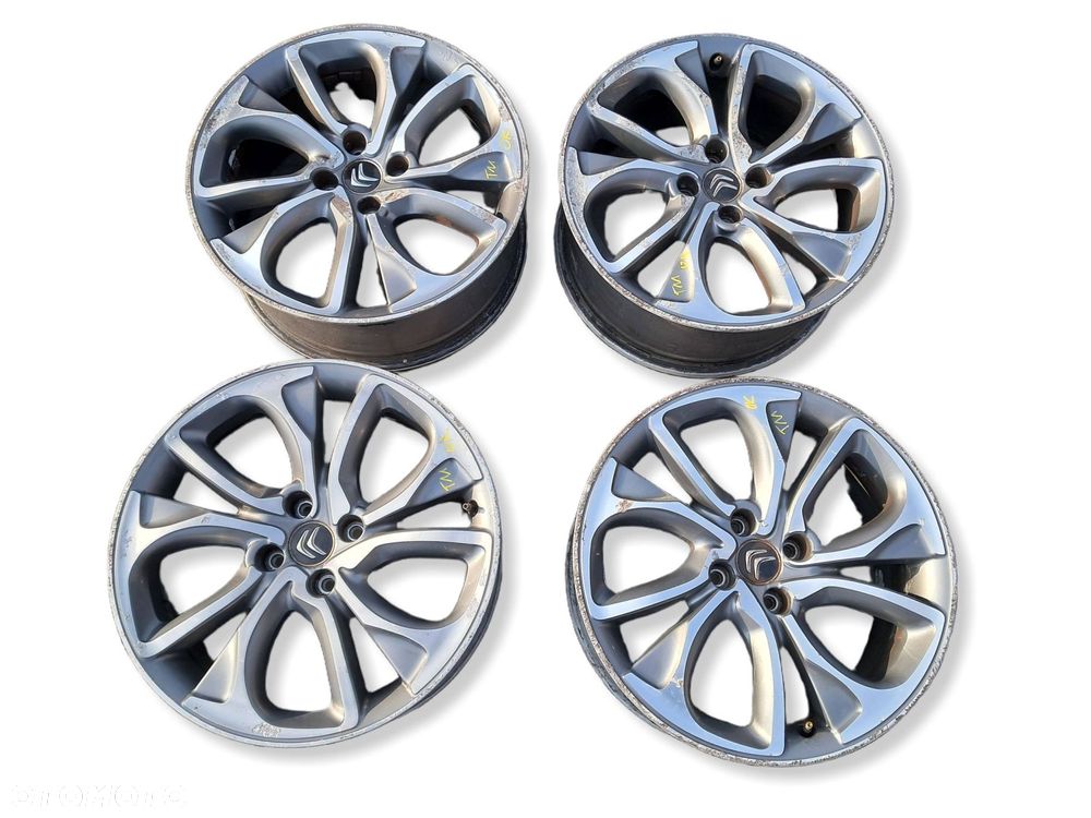 citroen ds4 c4 ii b7 felgi aluminiowe 18" 7,5 et29 4x108 9688904377 - 1