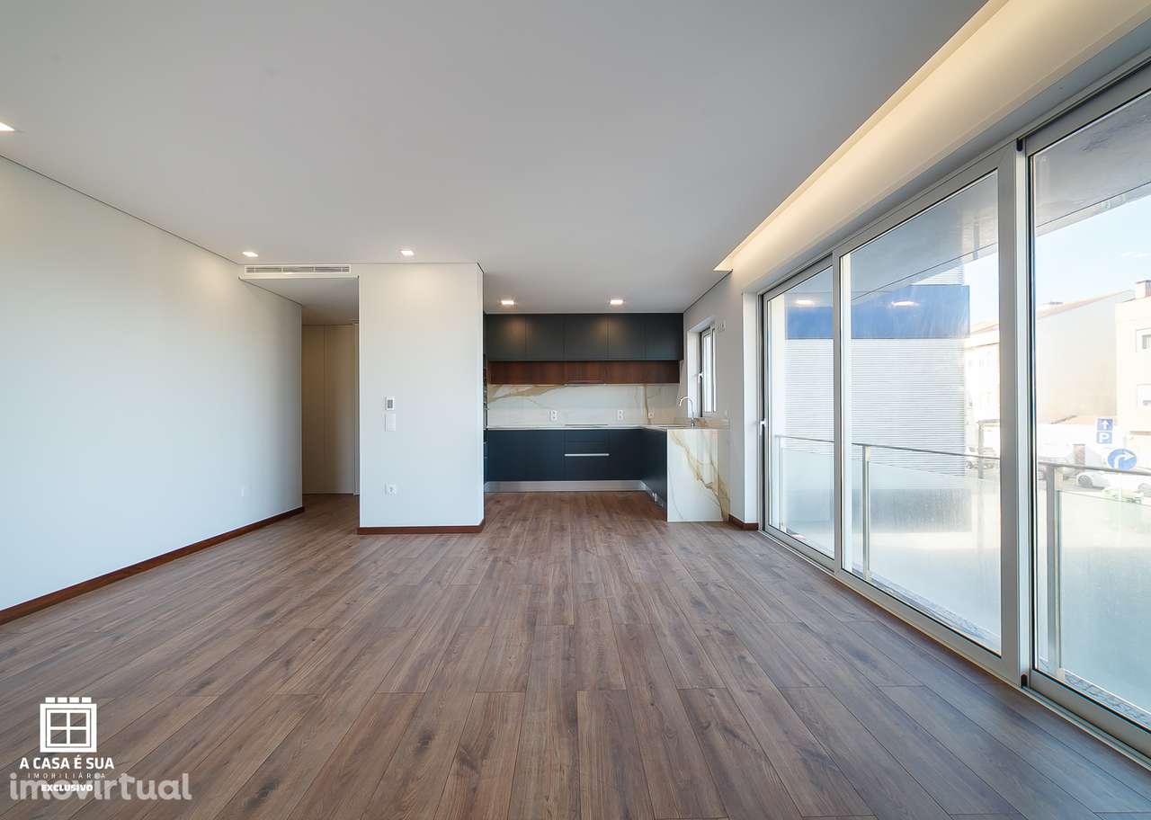 Apartamento T2 novo c/ terraço para arrendar em Espinho - Exclusivo - Grande imagem: 5/33