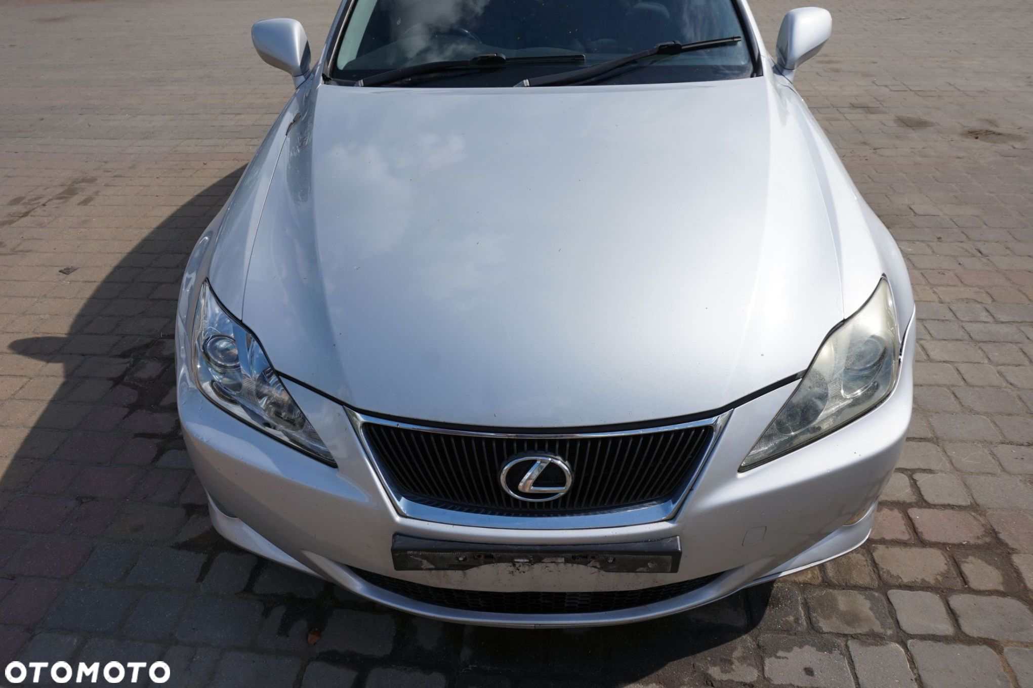 MASKA ZDERZAK BŁOTNIKI LAMPY IS II E2 1G1  LEXUS 2005-2010 SREBRNY PRZÓD KOMPLETNY - 2