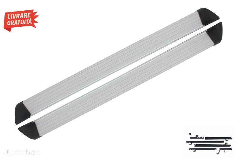 Praguri Trepte Laterale cu Placi de Protectie Nissan X-Trail II T31 Non Facelift (- livrare gratuita - 8