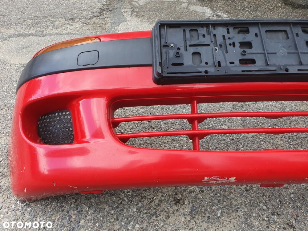 DAEWOO MATIZ ZDERZAK PRZÓD PRZEDNI CZERWONY KOMPLETNY - 5