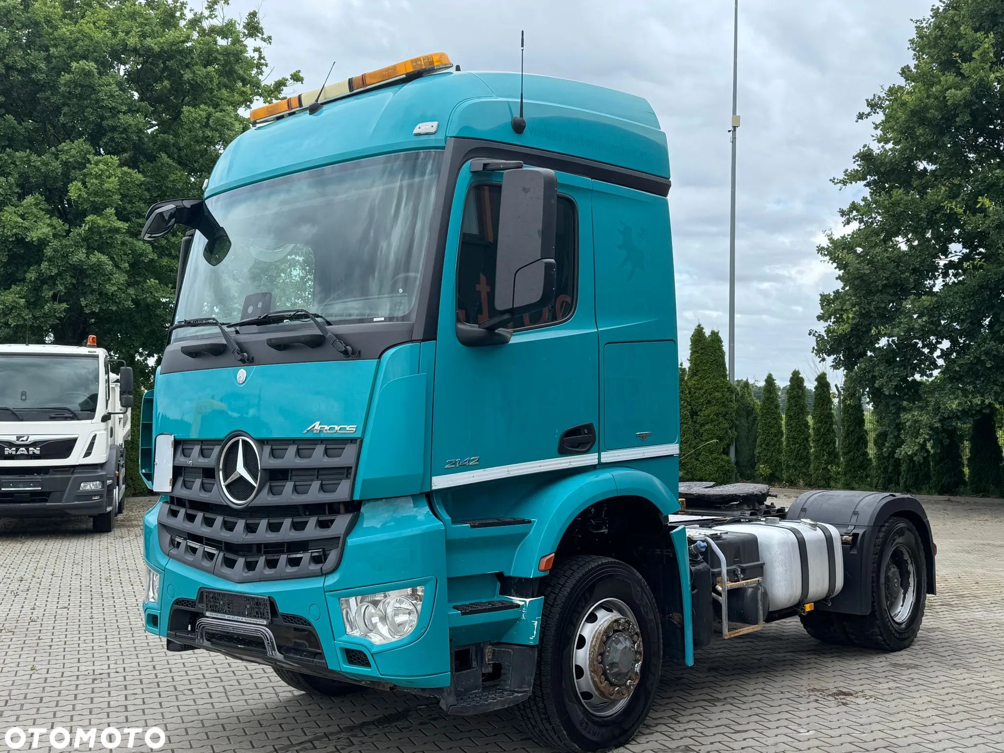 Mercedes-Benz AROCS 2142 4x4H SZM EURO6 CIĄGNIK SIODŁOWY Z HYDRAULIKĄ WYWROTU - 1
