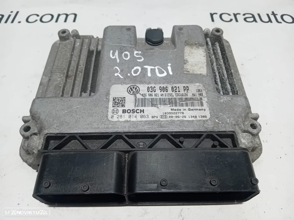 Centralina Bosch Original Volkswagen VW 03G 906 021 PP / 0 281 014 063 - 2