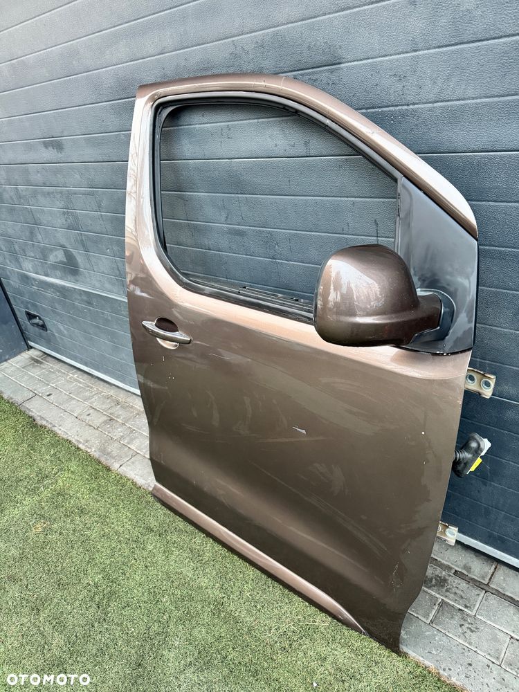 PEUGEOT TRAVELLER DRZWI PRAWE PRZEDNIE KOMPLETNE LUSTERKO TAPICERKA - 2