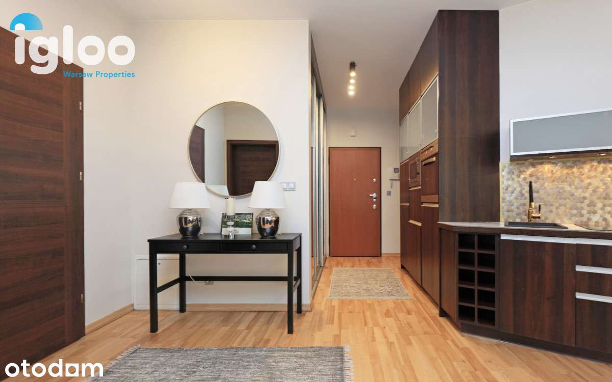 Trzypokojowy apartament z ogrodem- Marina Mokotów
