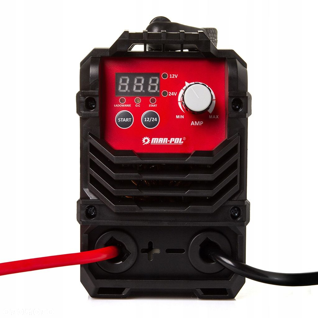 PROSTOWNIK INWERTOROWY 12V 24V ROZRUCH ŁADOWANIE AKUMULATORÓW 400A M89381 - 4