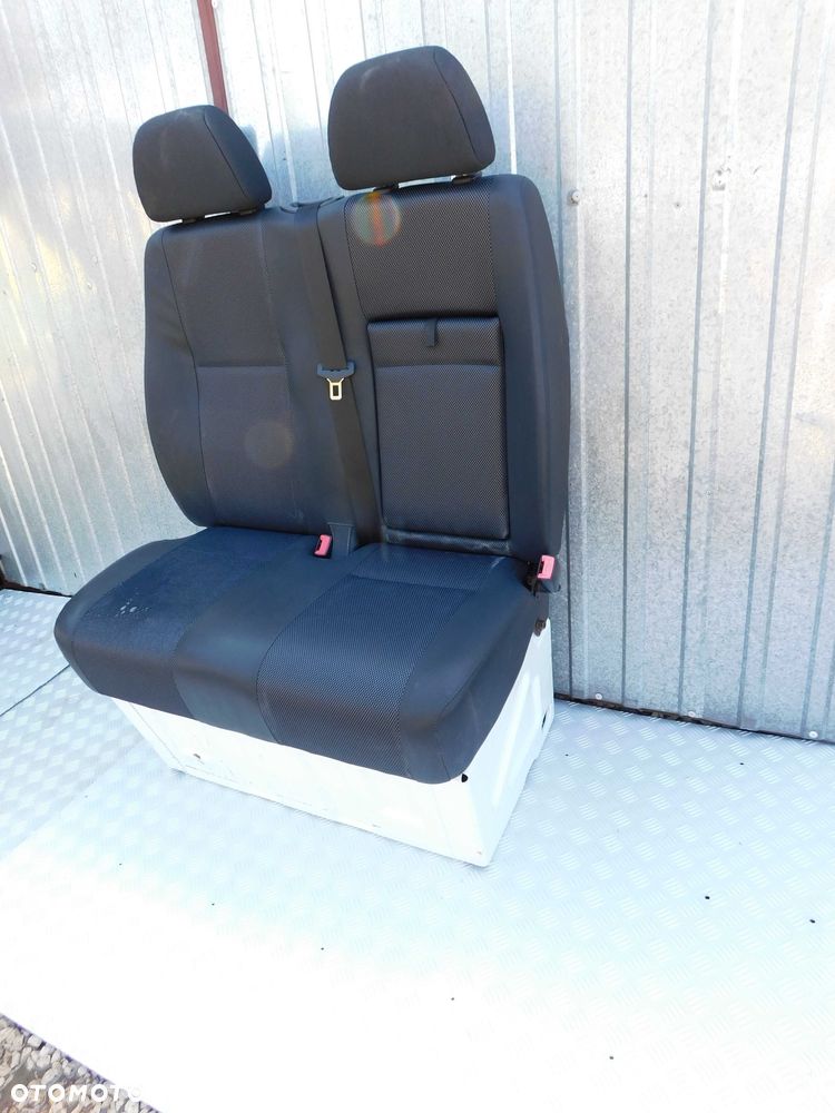 Sprinter 906 VW Crafter siedzisko fotel podwójny dwójka pasażera kompl - 2