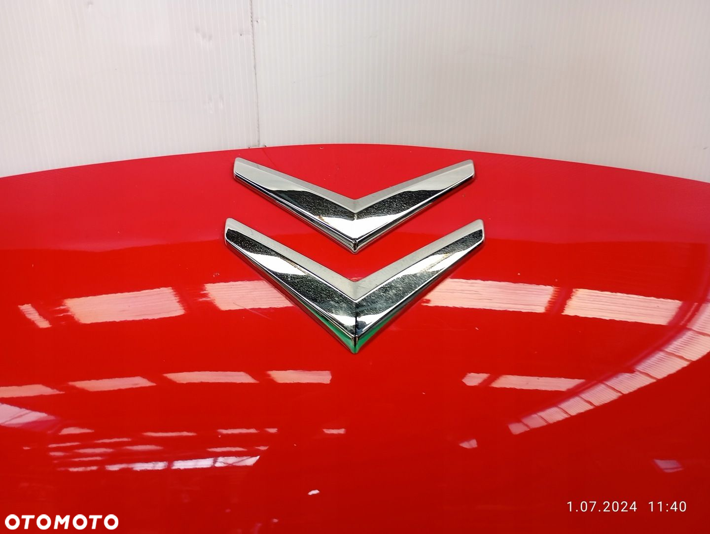 MASKA POKRYWA SILNIKA CITROEN C1 I 05-14 KOMPLETNA - 4