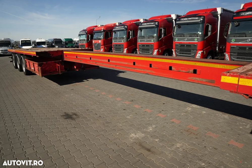 Nooteboom / SEMIREMORCĂ / PLATFORMĂ - 20,1 M / EXTENSIBILĂ / AXe VIRATOARE / - 11