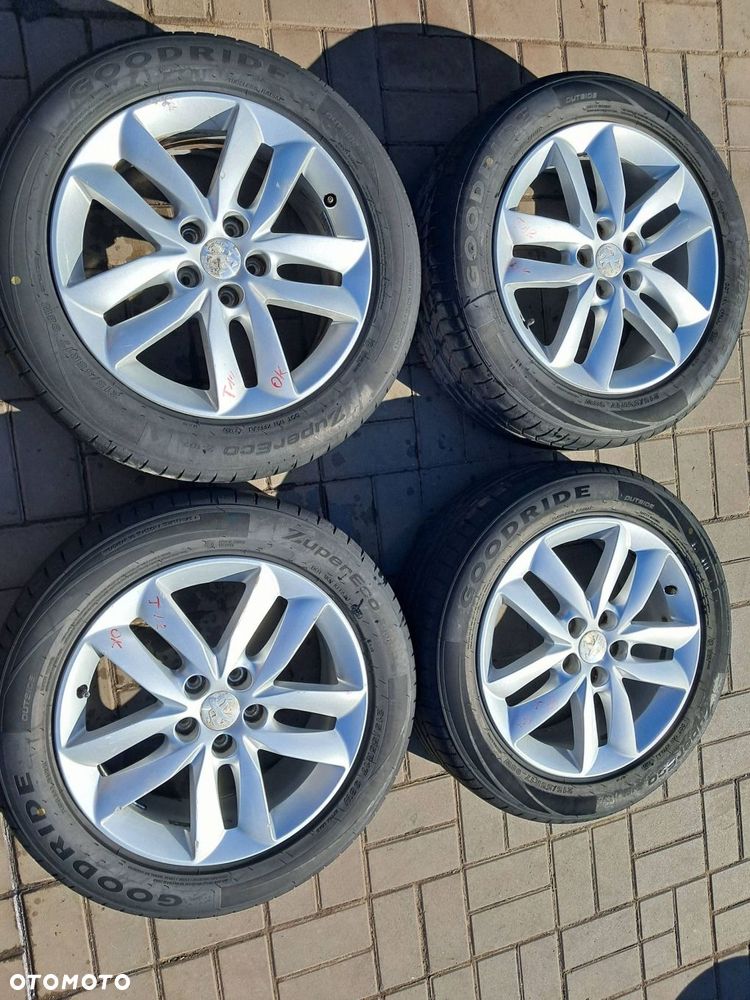 peugeot 508 felgi aluminiowe 17" koła lato 215/55r17 5x108 9671401380 - 1