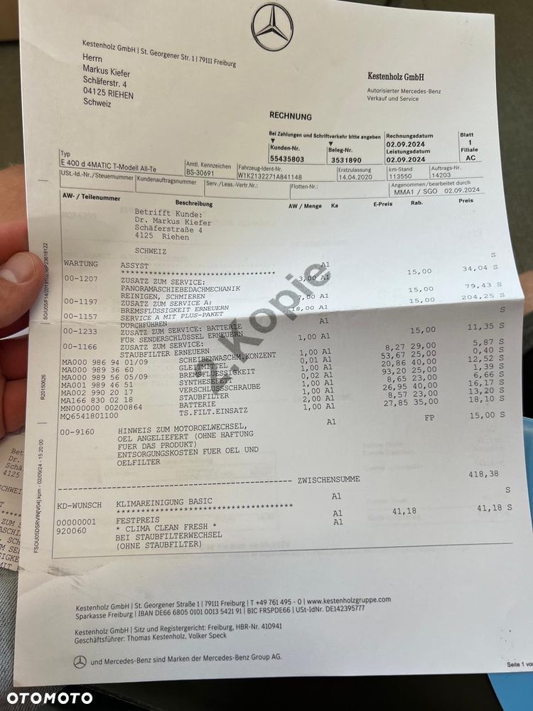 Mercedes-Benz Klasa E 400 d 4Matic T All-Terrain 9G-TRONIC Exclusive - 34