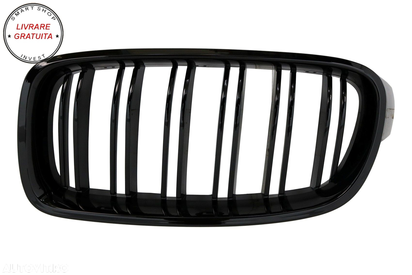 Grile Centrale BMW Seria 3 F30 (2011+) Piano Black M Design- livrare gratuita - 3