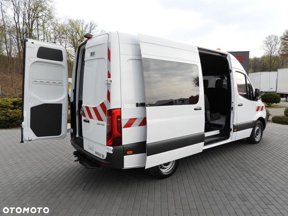 Mercedes-Benz SPRINTER 316 BRYGADÓWKA  6 MIEJSC TEMPOMAT NAWIGACJA LEDY AUTOMAT  KLIMATYZACJA  160KM - 4