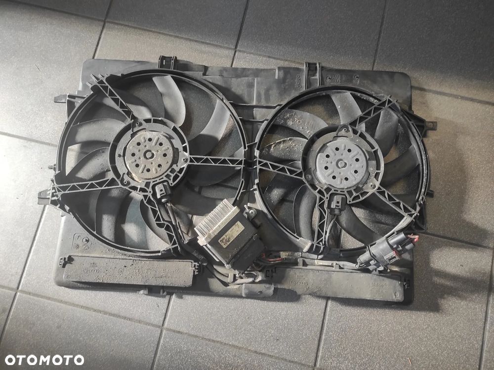 WENTYLATOR WENTYLATORY CHŁODNICY AUDI A4 B8 A5 8T 8K0959501C 8K0910501D SPRAWNE GWARANCJA WYSYŁKA !!! - 1