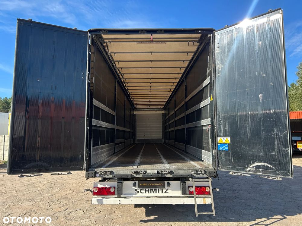 Mercedes-Benz ACTROS 1848 GIGASPACE + SCHMITZ 2017 ZESTAW CAŁY CZARNY / RETARDER / NOWY TACHOGRAF / KSENONY / FULL SPOJLERY / 2 ZBIORNIKI PALIWOWE / SCHMITZ JOLODA / ZAMKNIĘCIE CELNE - 38