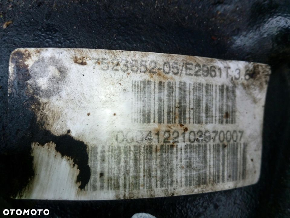 BMW X3 E83 DYFERENCJAŁ MOST PRZÓD DYFER PRZEDNI 3.0i M54 7523652 - 4