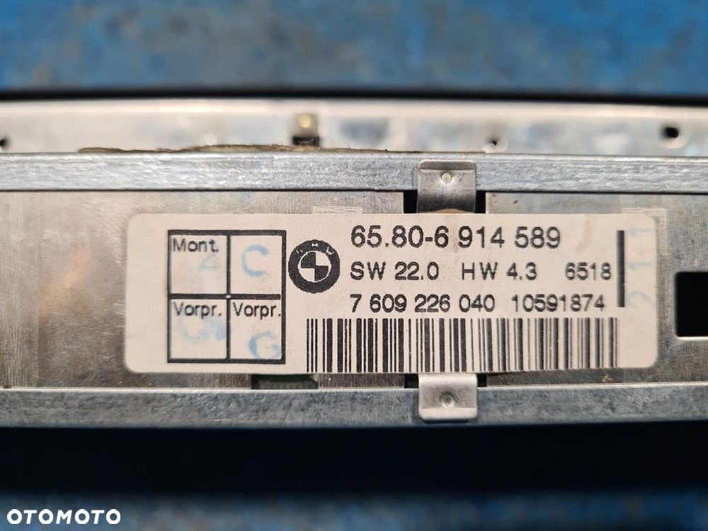 BMW 5 E39  WYŚWIETLACZ RADIA / GPS 6914589 - 8