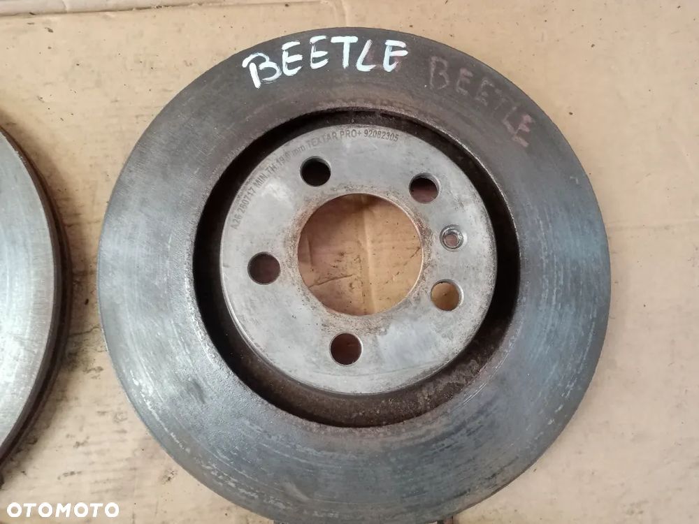 Tarcze hamulcowe klocki przód przednie 280mm VW New Beetle - 5