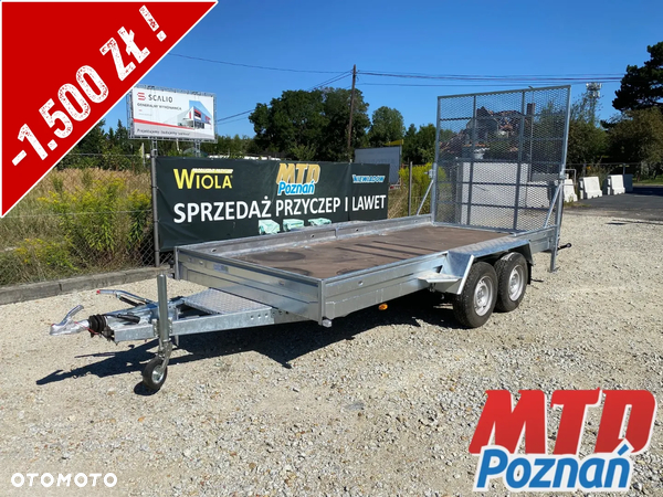 Niewiadów K4535 450X190X18 DMC 3,5T R14C Z RAMPĄ NAJAZDOWĄ 2M! DO PRZEWOZU MASZYN I POJAZDÓW 2 OSIOWA RATY | LEASING
