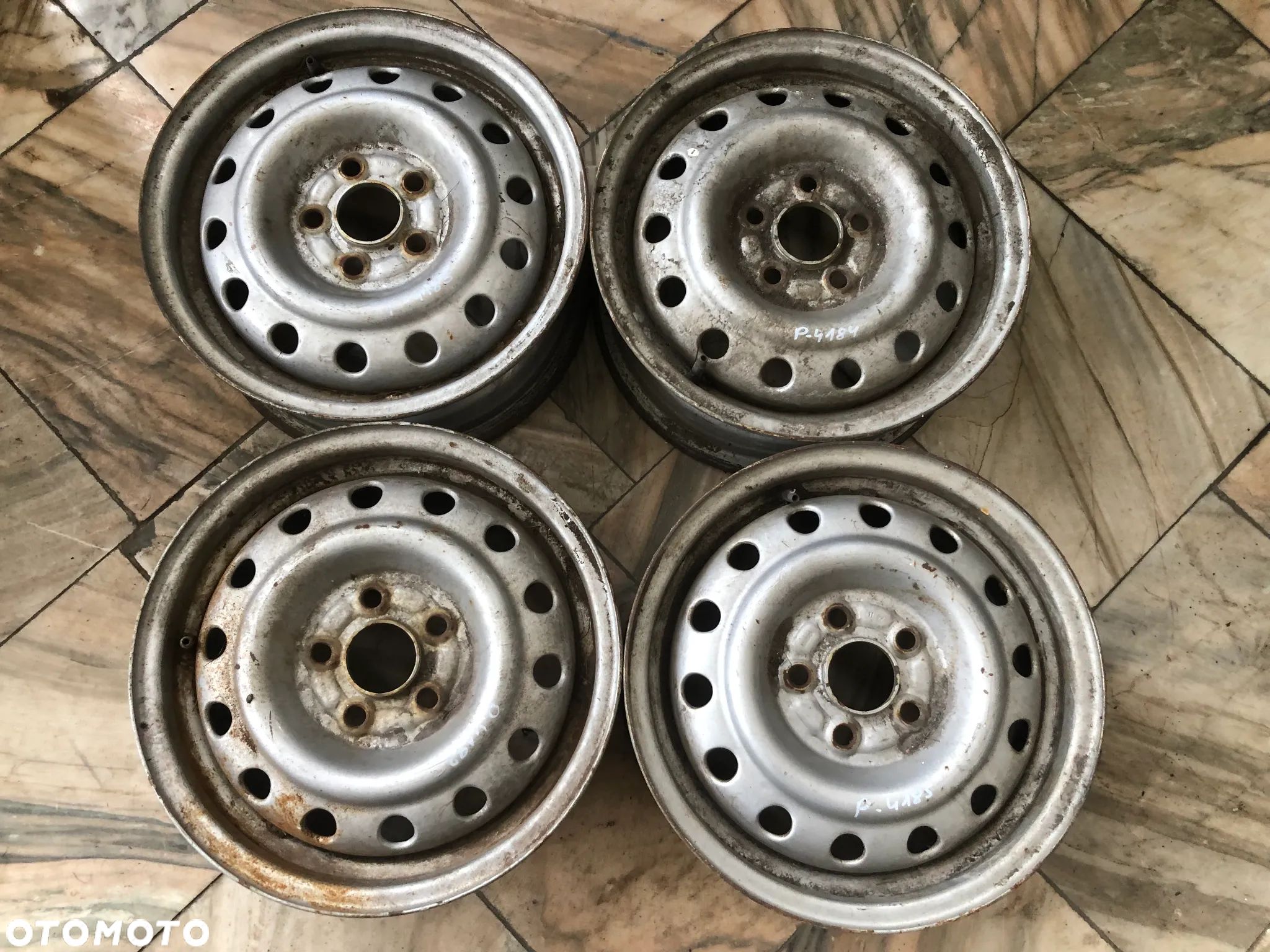 Felgi Stalowe R14 5x100 57,1 ET 55 Subaru Impreza -Komplet- Gwarancja Wysyłka Montaż - 1