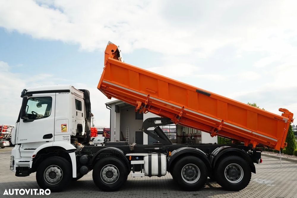 Mercedes-Benz AROCS 3243 / 8x4 / BASCUNĂ CU 2 LATE / MEILLER / BASCUNĂ HIDRAULICĂ / BORDMATIC / AUTOMATĂ / EURO 6 - 3