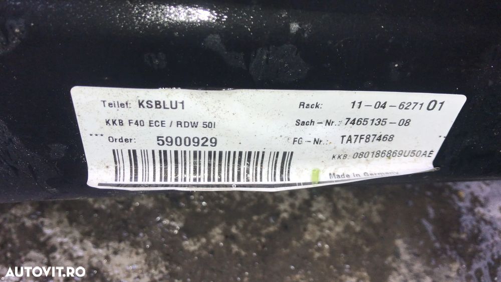 Rezervor combustibil BMW Seria 2 F44 746513508 7465135-08 - 2