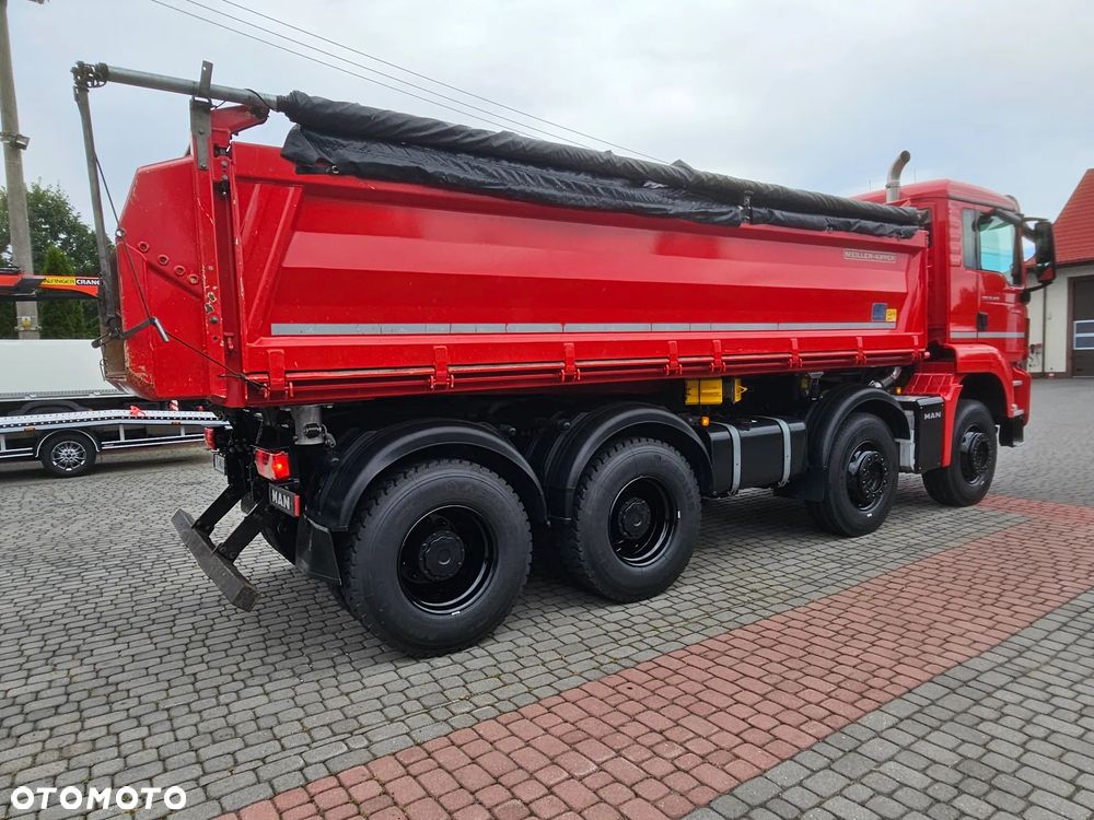 MAN TGS 35.460 WYWROTKA 8X4 MEILLER-KIPPER+HYDROBURTA! - 27