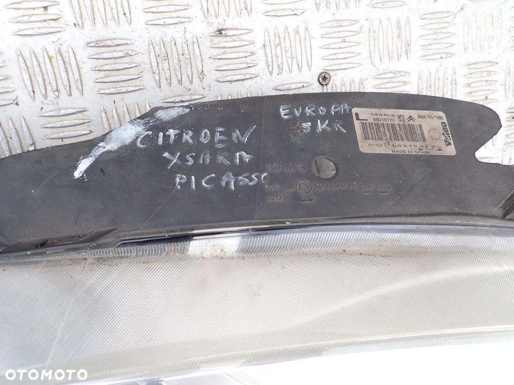 LAMPA LEWY PRZÓD XSARA PICASSO LIFT 9649557480 RADOM - 3