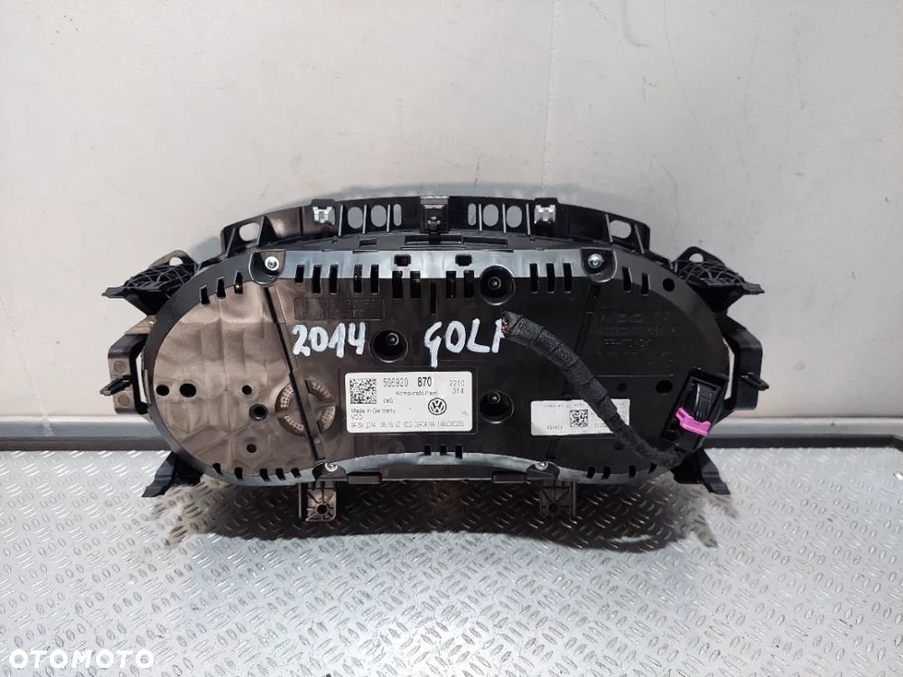 LICZNIK ZEGAR VW GOLF VII 7 GTI EUROPA 2,0TFSI NR 5G6920870 - 2
