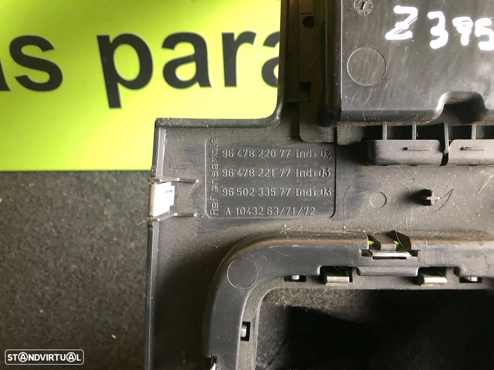 PEUGEOT 407 PLASTICO CONSOLA PORTA COPOS - Z375 - 6