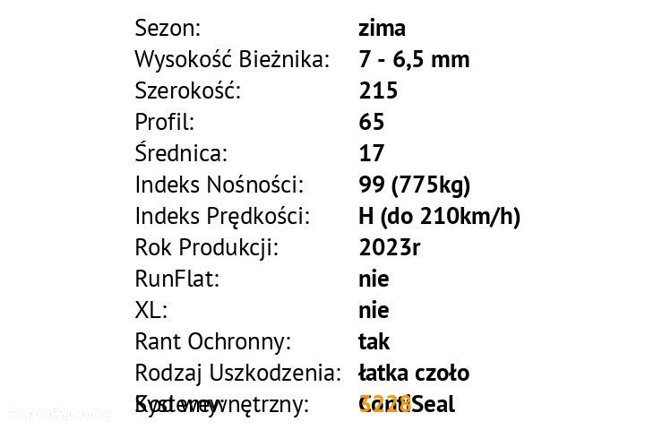 Continental WinterContact TS 870 P - 215/65 R17 - 3