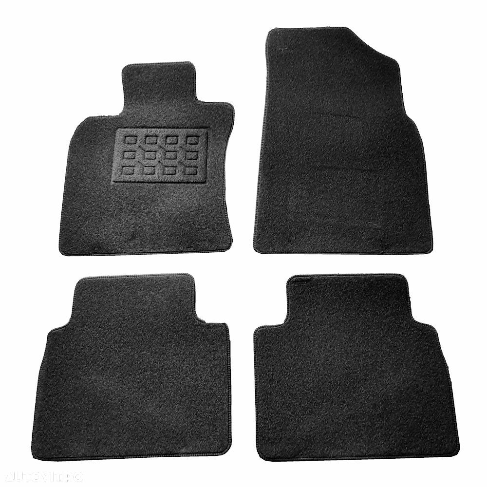 Covorase mocheta Toyota Corolla Camry 2018-> prezent, Negre, set de 4 bucati - 1